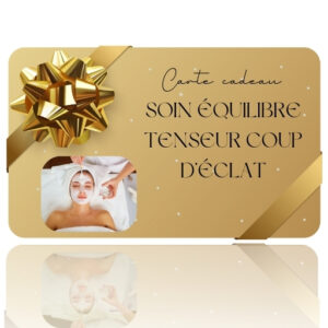 carte cadeau soin équilibre tenseur